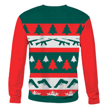 Ugly Christmas Gun Sweatshirt