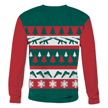 Ugly Christmas Gun Sweatshirt